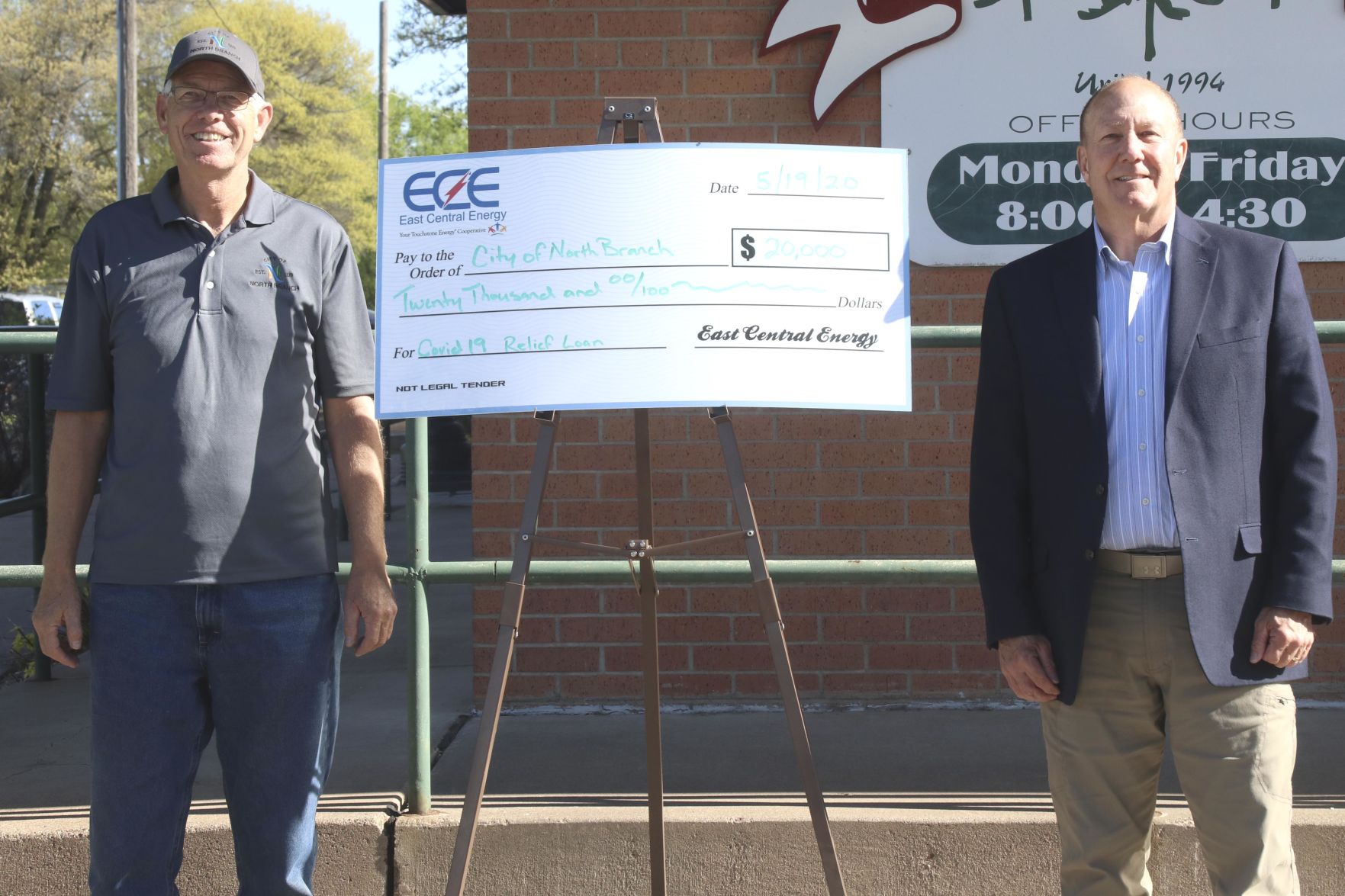 Financial help has arrived for North Branch businesses